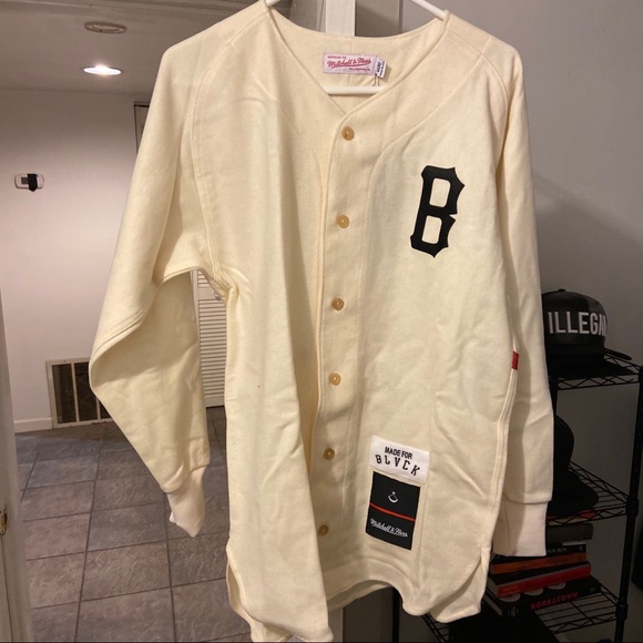 Black Scale / Mitchell & Ness baseball jersey - Picture 1 of 6